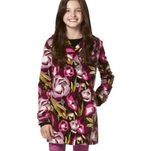 Missoni Multicolor Floral Pea Coat Size XL Girls